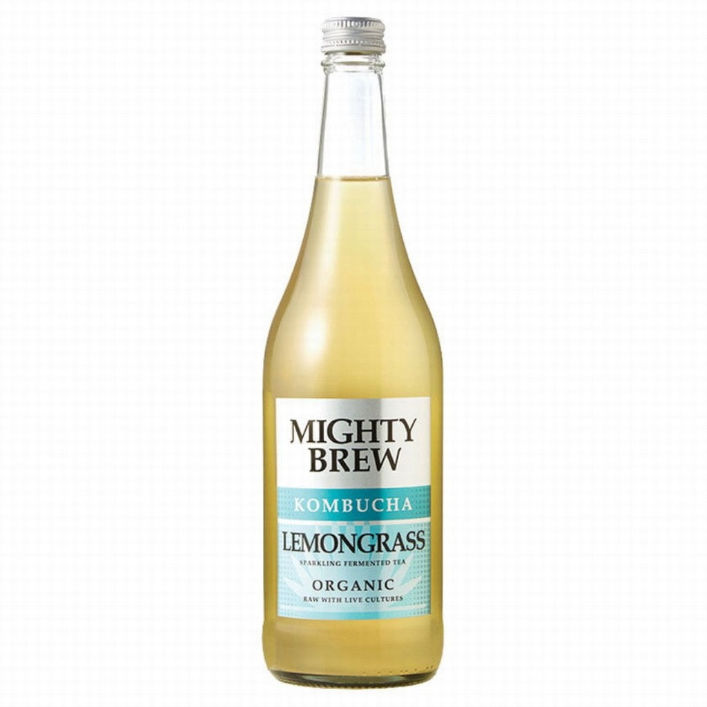 Mighty Brew Organic Kombucha Lemongrass 750Ml