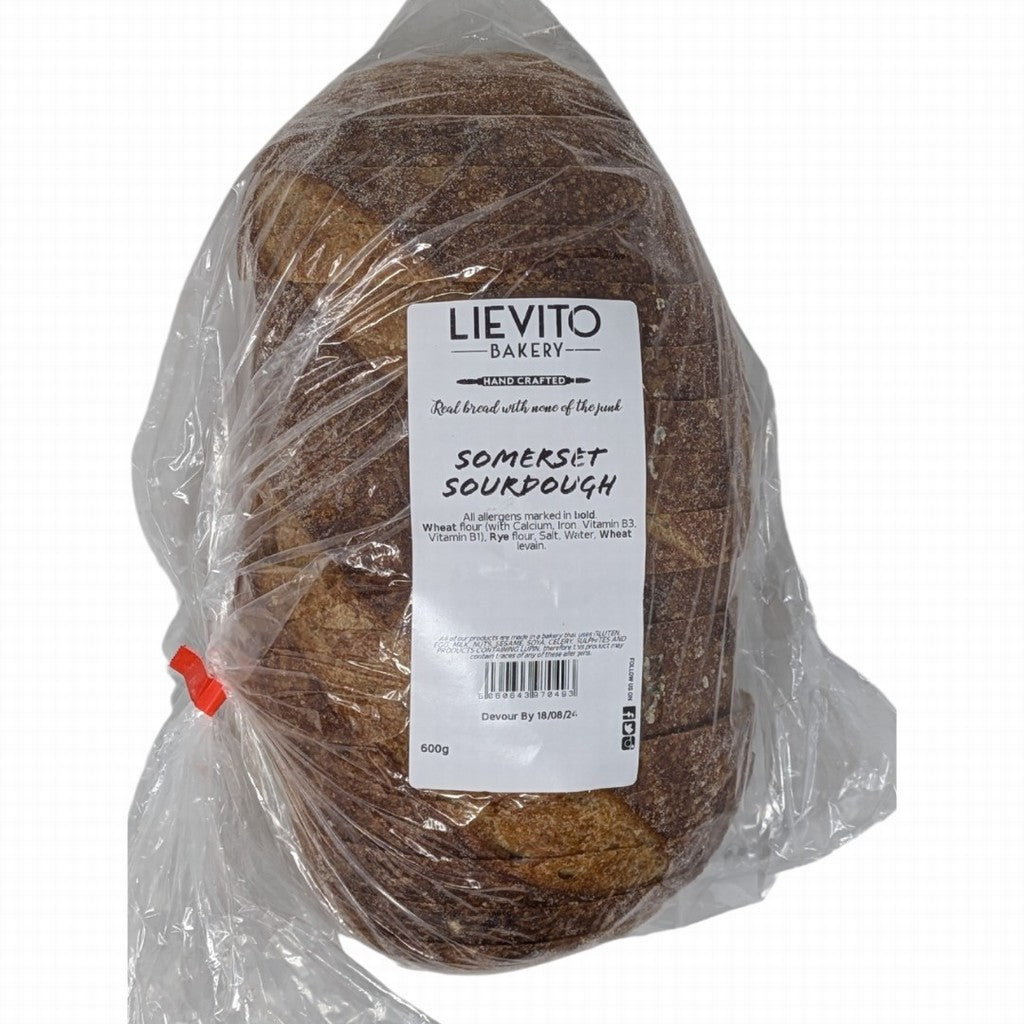 Lievito Somerset Sourdough Sliced
