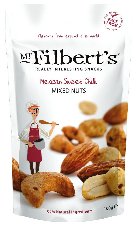Mr Filberts Mexican Sweet Chilli Mixed Nuts