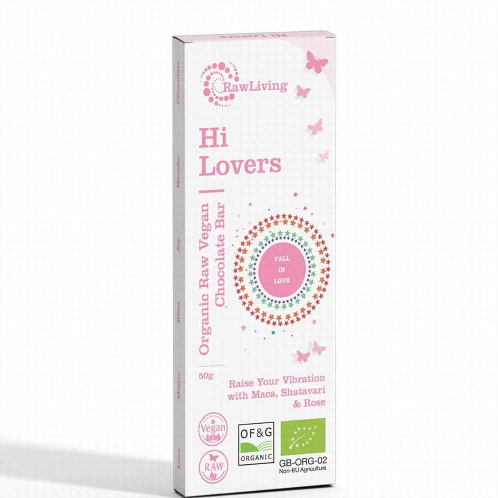 Raw Living Organic Raw Vegan Chocolate 50g