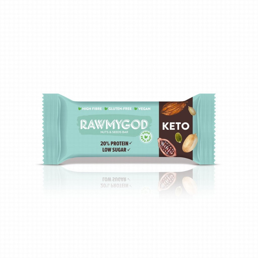 Rawmygod Keto Cacao Protein Low Sugar Bar