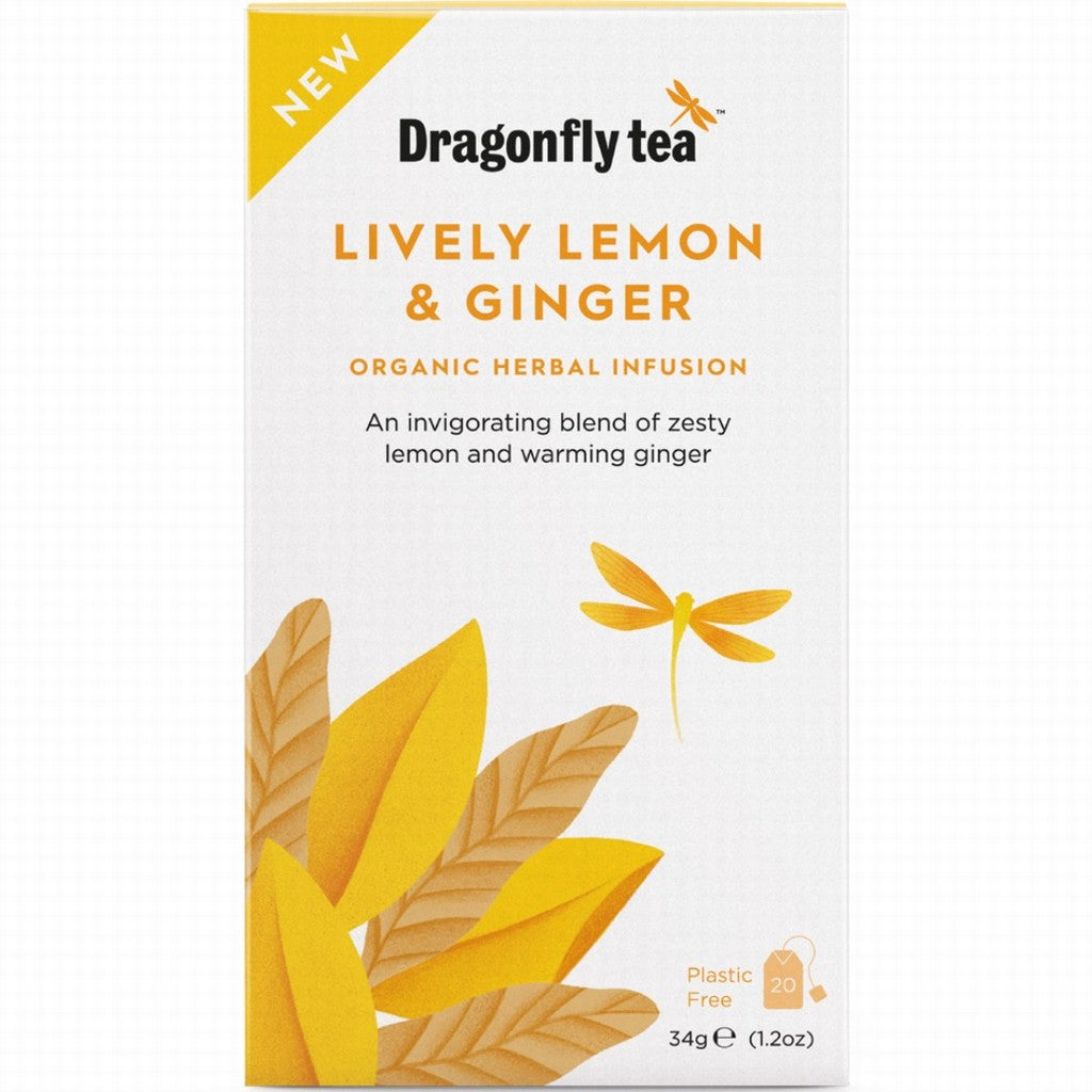 Dragonfly Tea Organic Lively Lemon & Ginger