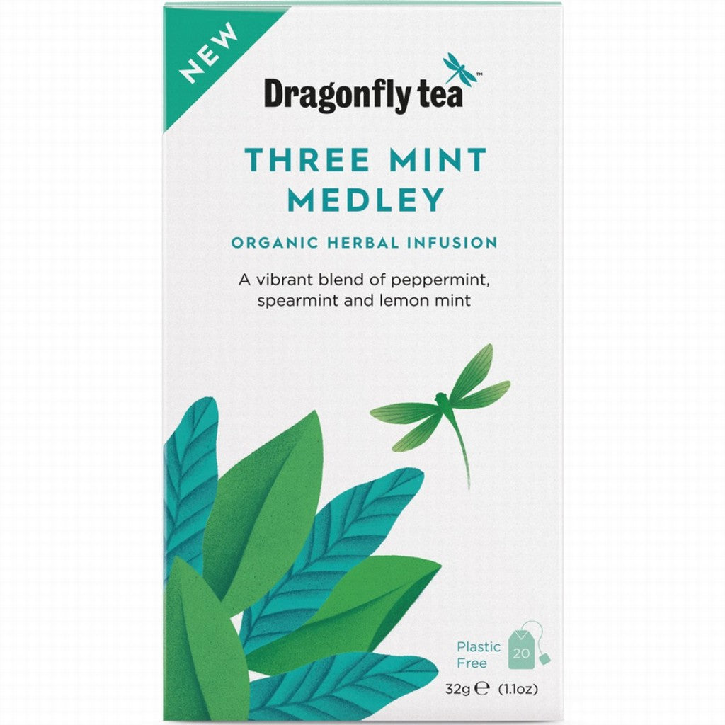 Dragonfly Tea Organic Three Mint Medley