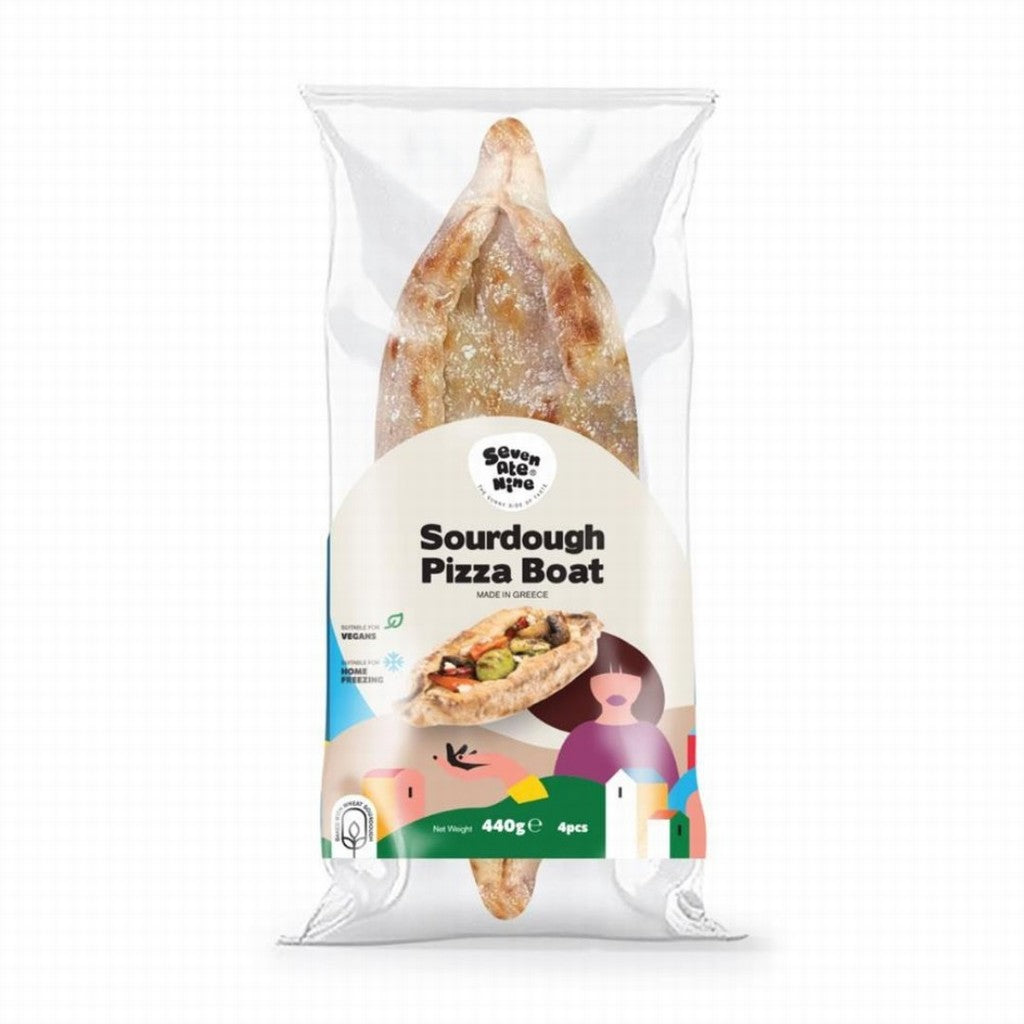 Seven Ate Nine Sourdough Pizza Boats