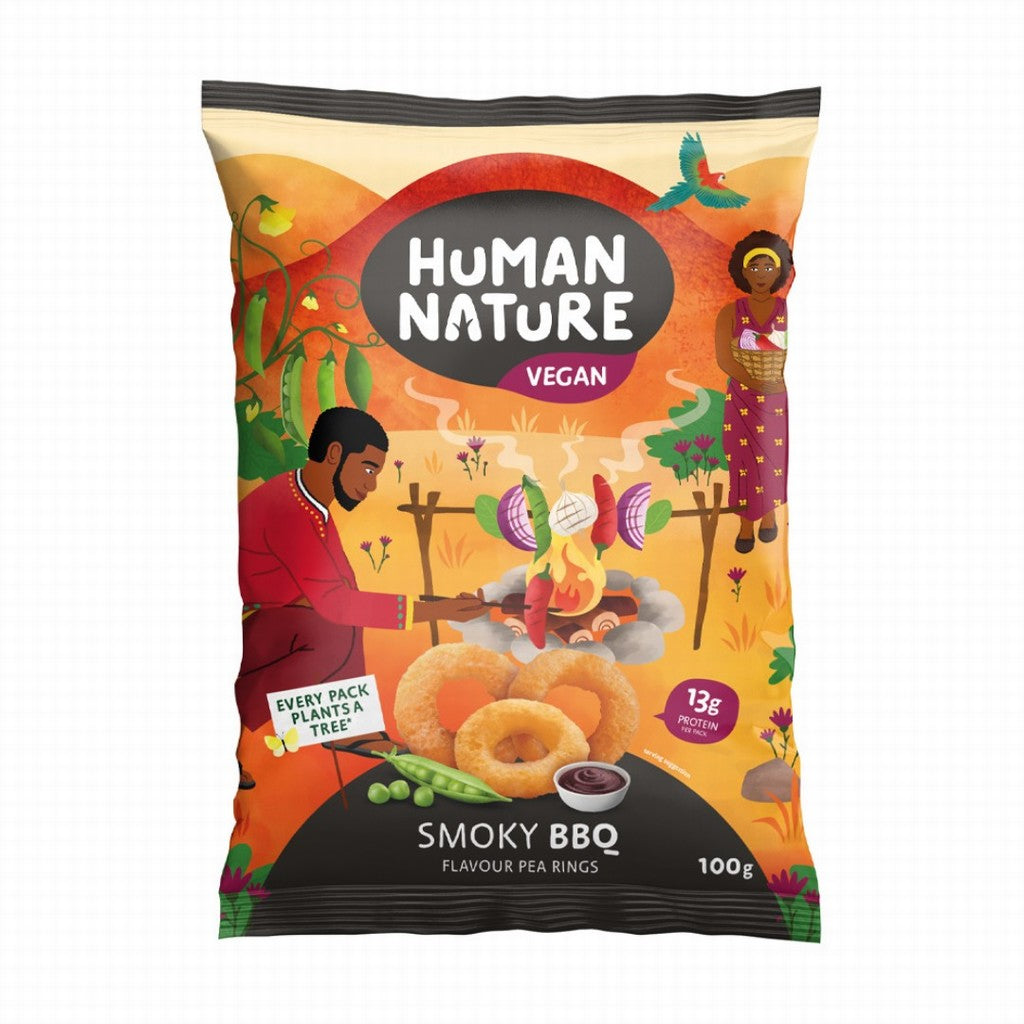 Human Nature Smoky BBQ Pea Rings