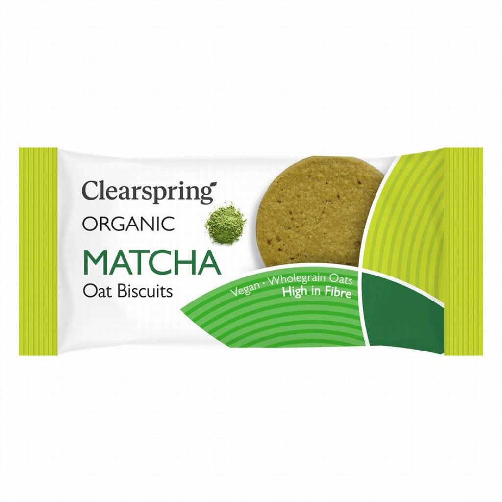 Clearspring Oat Biscuits Matcha