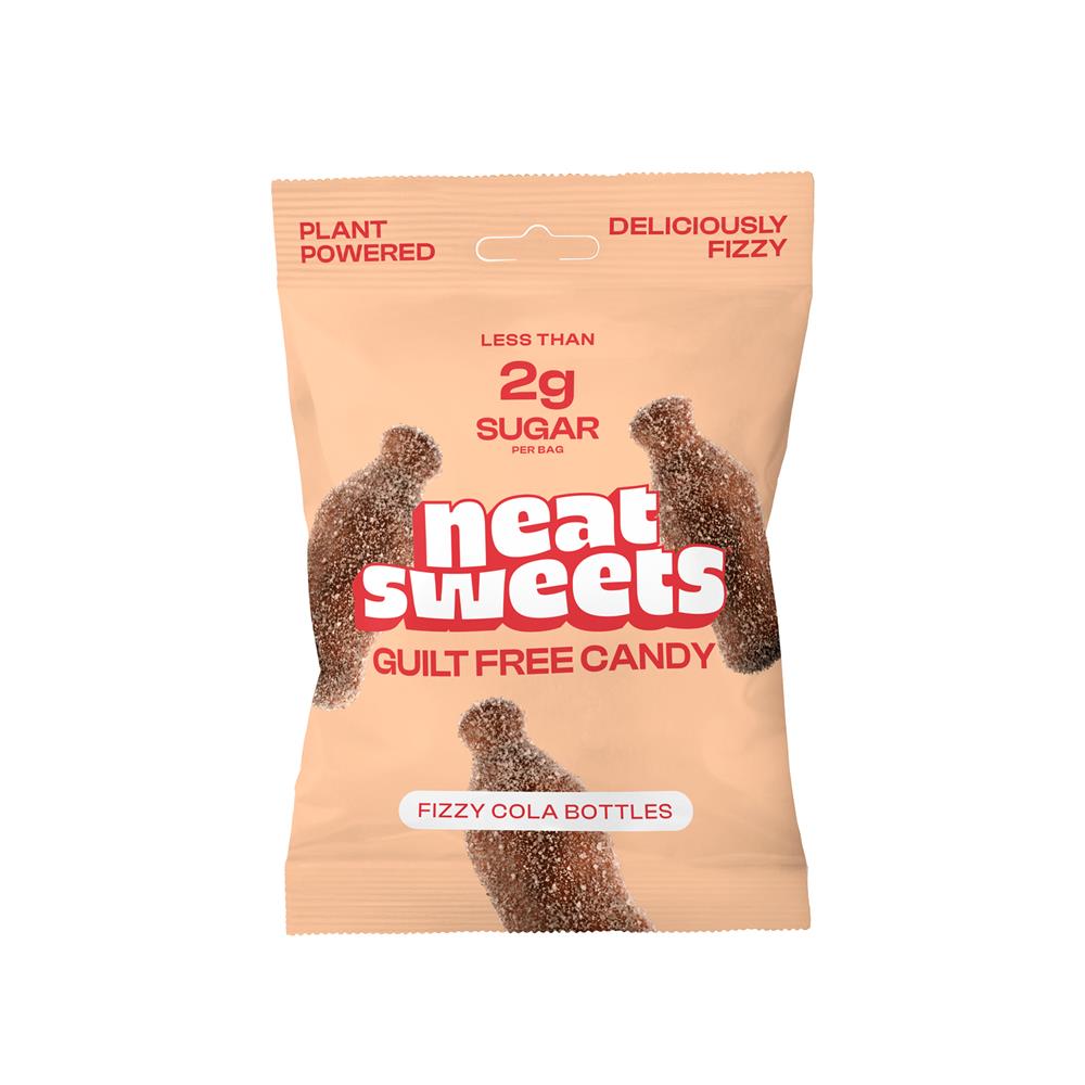 Neat Sweets Low Sugar Plant Based Fizzy Cola Bottles 50g