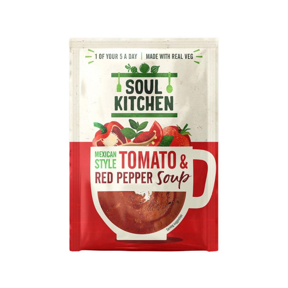 Soul Kitchen Mexican Tomato & Red Pepper Instant Soup 25g
