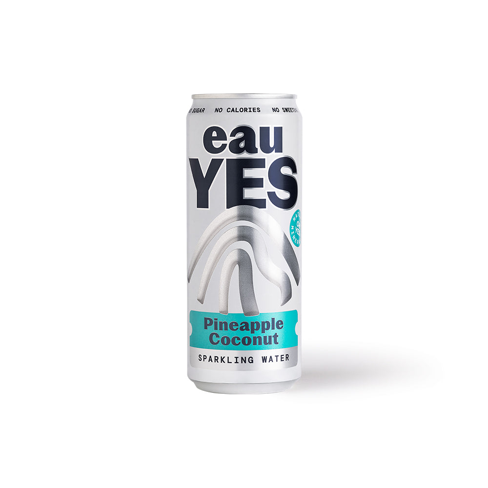 eauYES Pineapple Coconut Sparkling Mineral Water 330ml