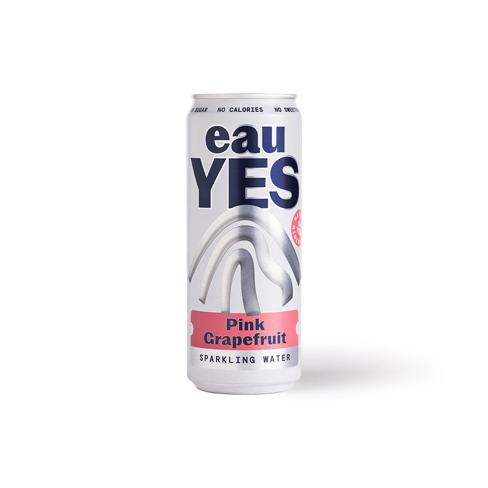 eauYES Pink Grapefruit Sparkling Mineral Water 330ml