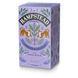 Hampstead Organic Tea Meditate Lavender & Valerian Teabags