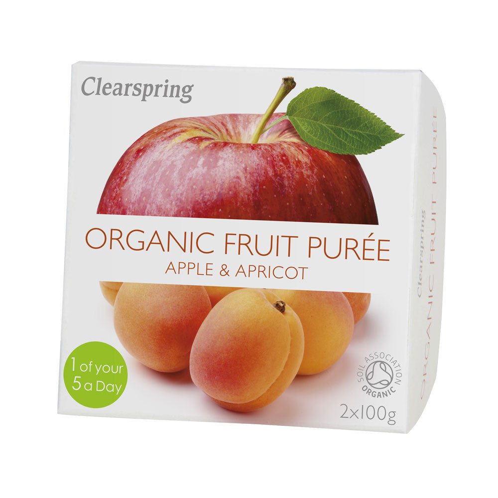 Clearspring Org. Apple & Apricot Fruit Puree 220g