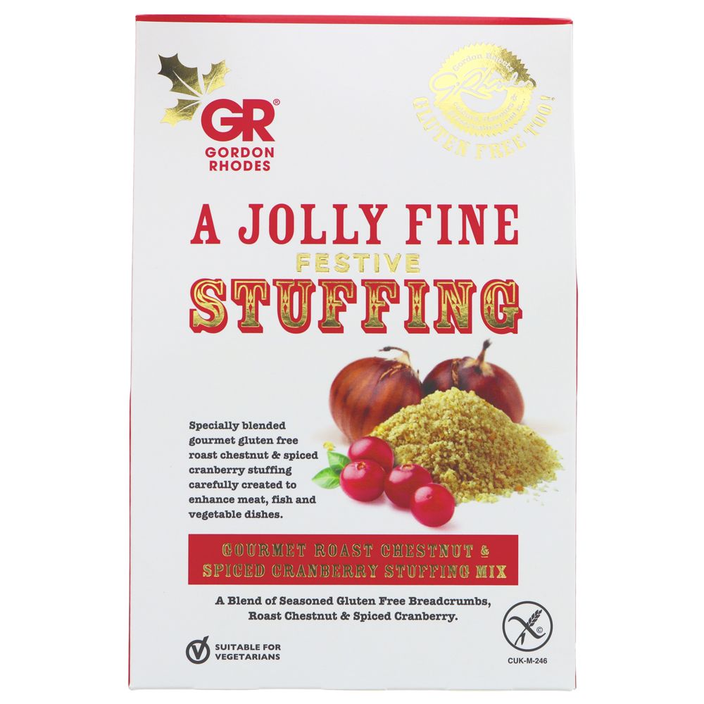 Gordon Rhodes Chestnut & Cranberry Stuffing Mix 125g