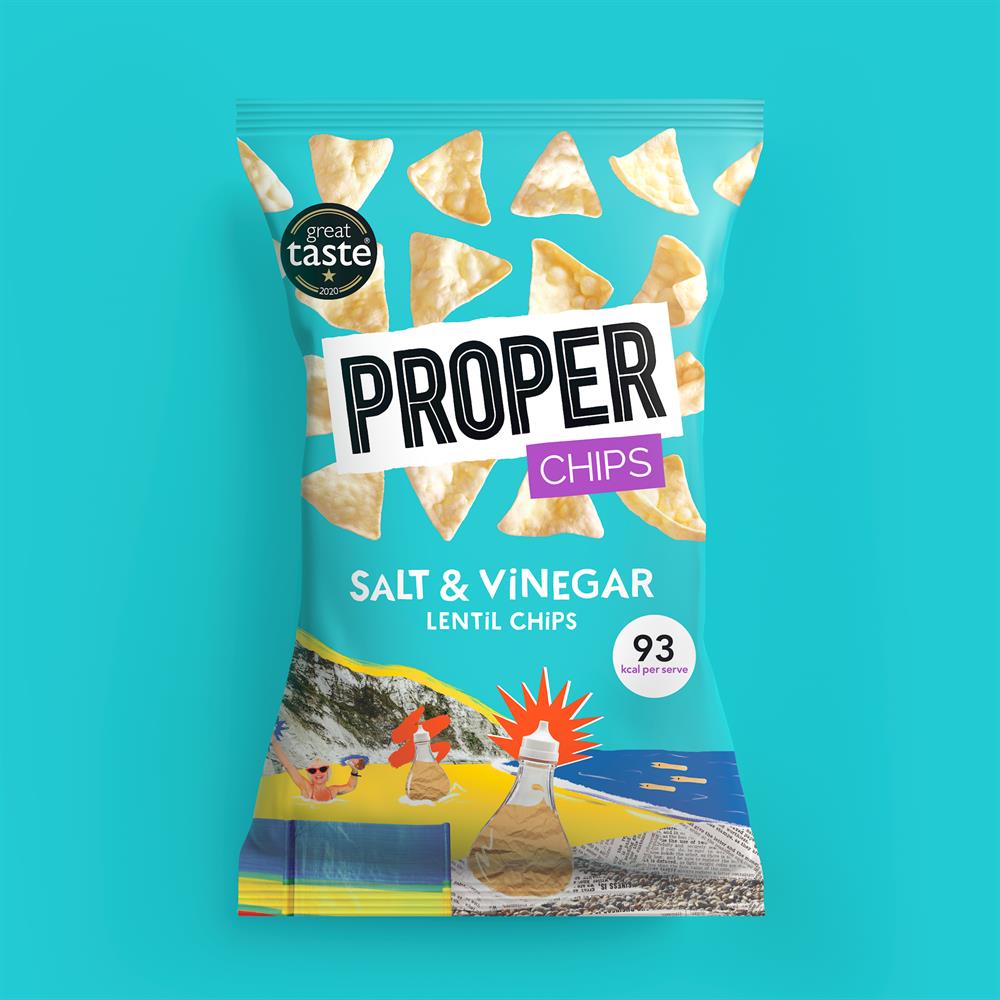ProperChips Salt & Vinegar Lentil Chips
