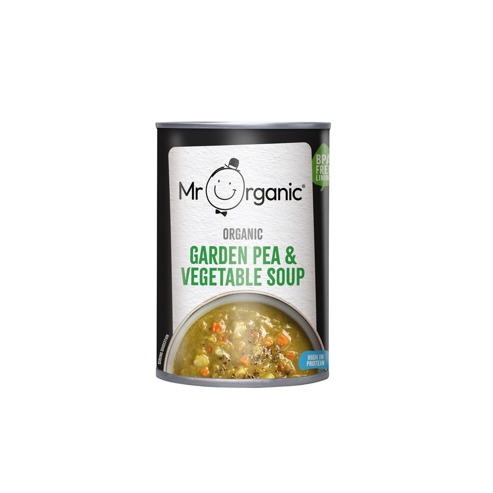 Mr Organic Garden Pea & Vegetable Soup