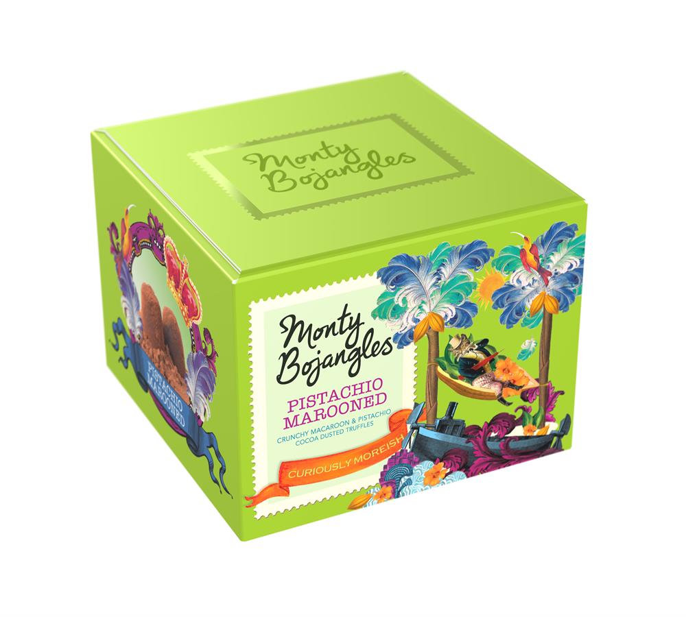 Monty Bojangles Pistachio Marooned Cocoa Dusted Truffles
