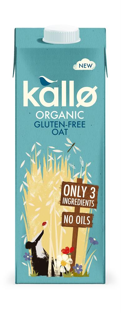 Kallo Organic Gluten Free Oat 1ltr