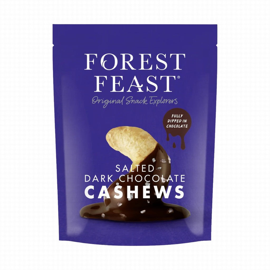 Forest Feast Salted Dark Chocolate Cashews 120g