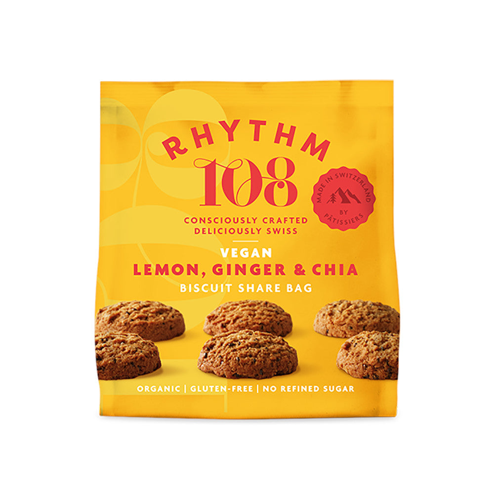 Rhythm 108 Organic Lemon Sharing Bag 135G