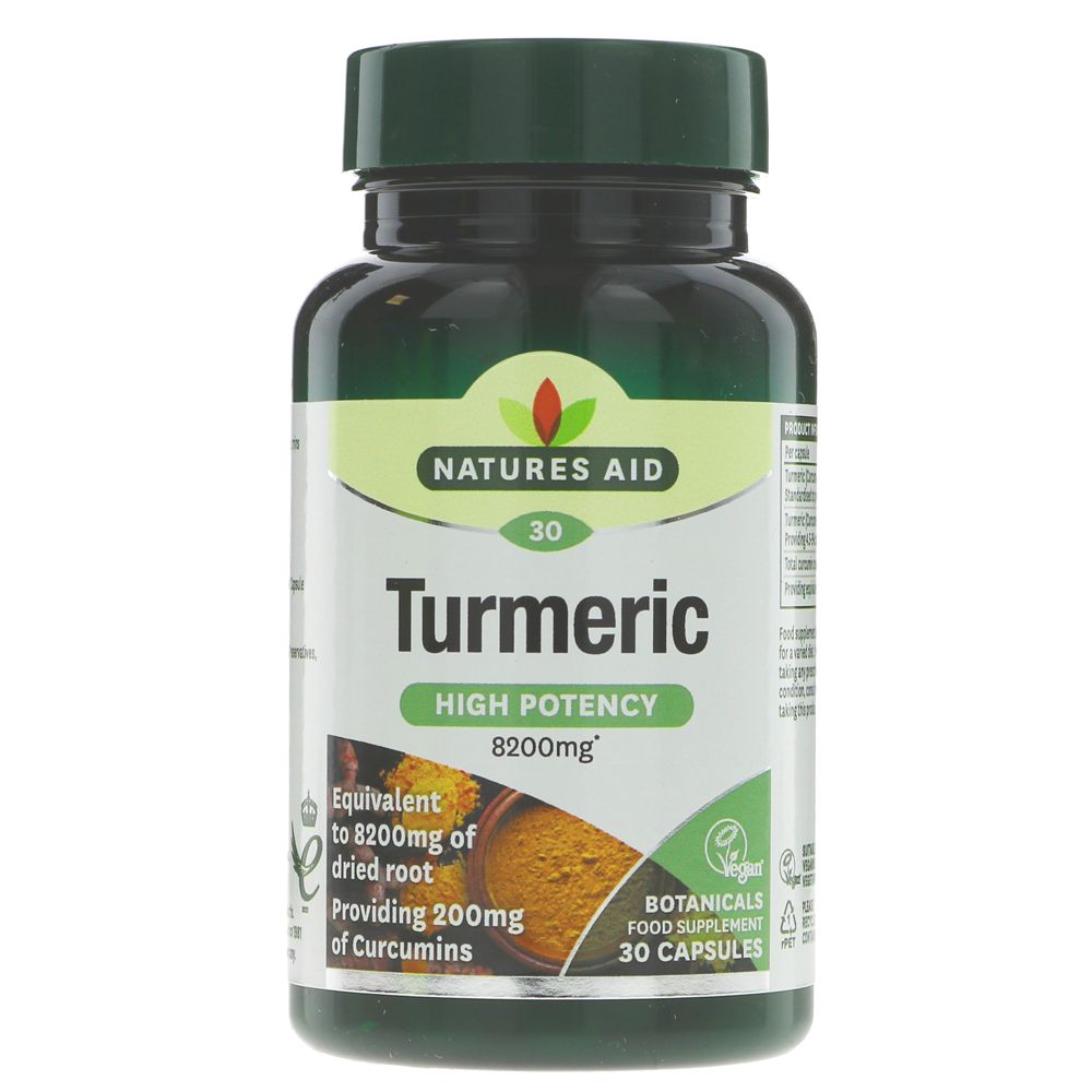 Natures Aid Turmeric 8200Mg