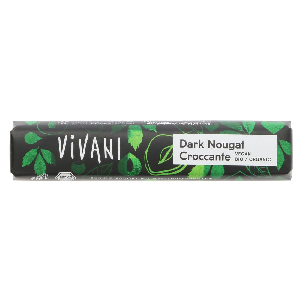 Vivani Organic Dark Nougat Croccante