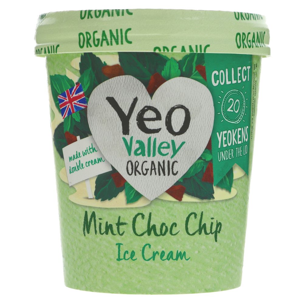 Yeo Valley Ice Cream Mint Choc Chip