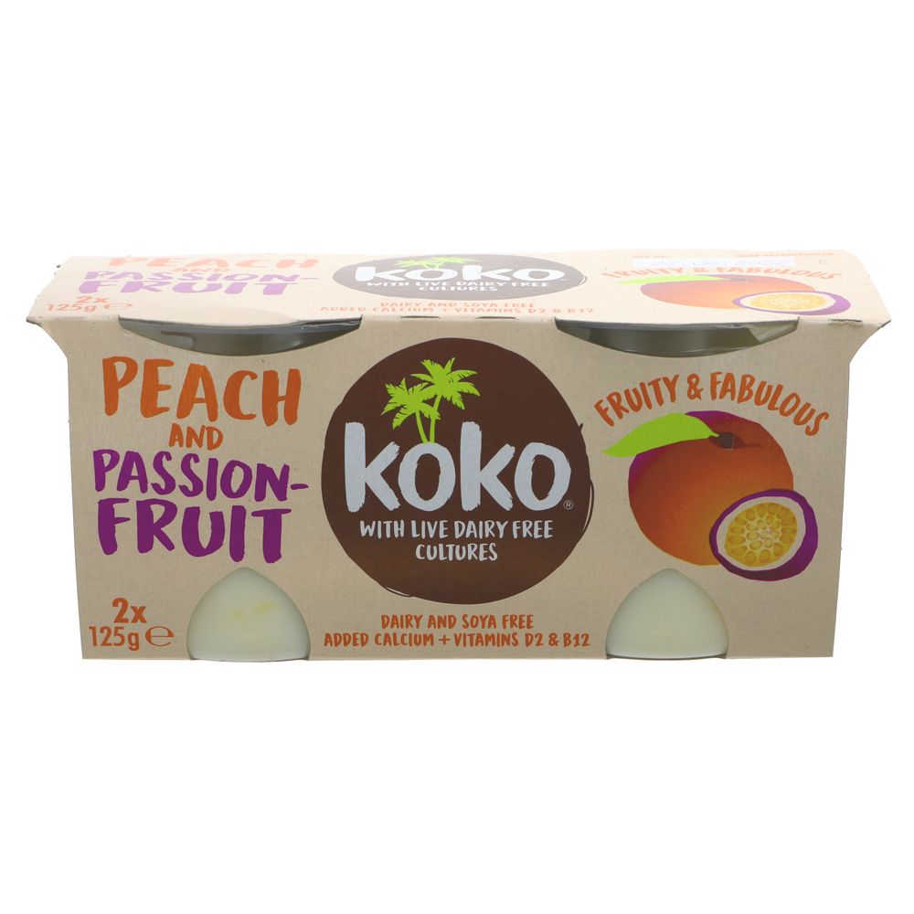 Koko Dairy Free Peach & Passionfruit Yogurt Alternative