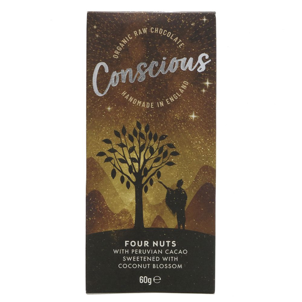 Conscious Chocolate Organic Four Nuts