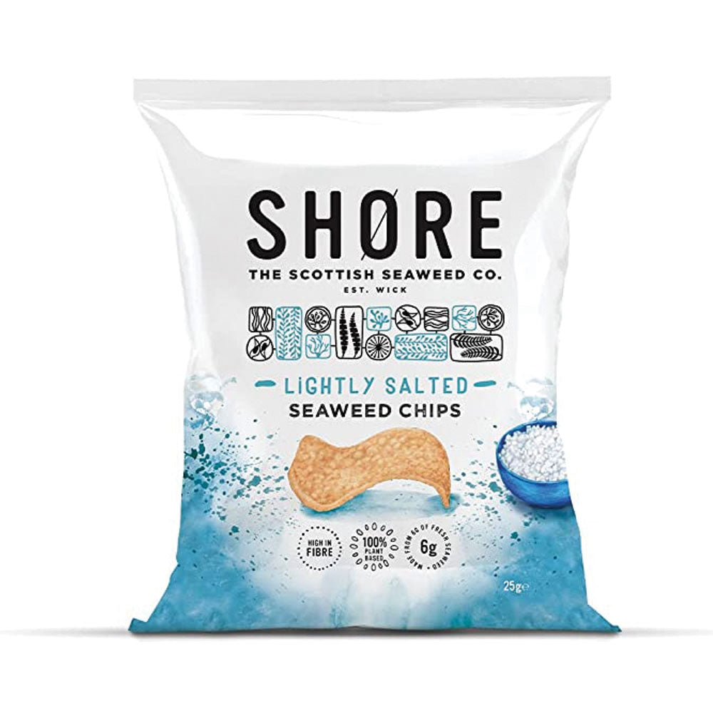 Shore Seaweed Lightly Salted Seaweed Chips 25G