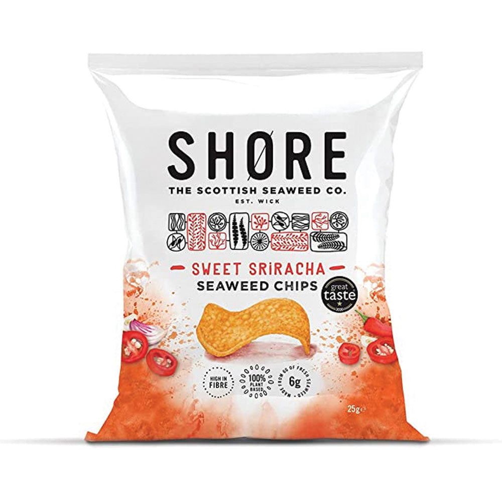 Shore Seaweed Sweet Sriracha Seaweed Chips 25G
