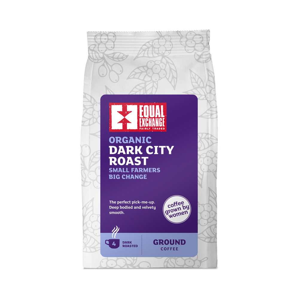 Equal Exchange Organic Dark City Roast Ground Coffee