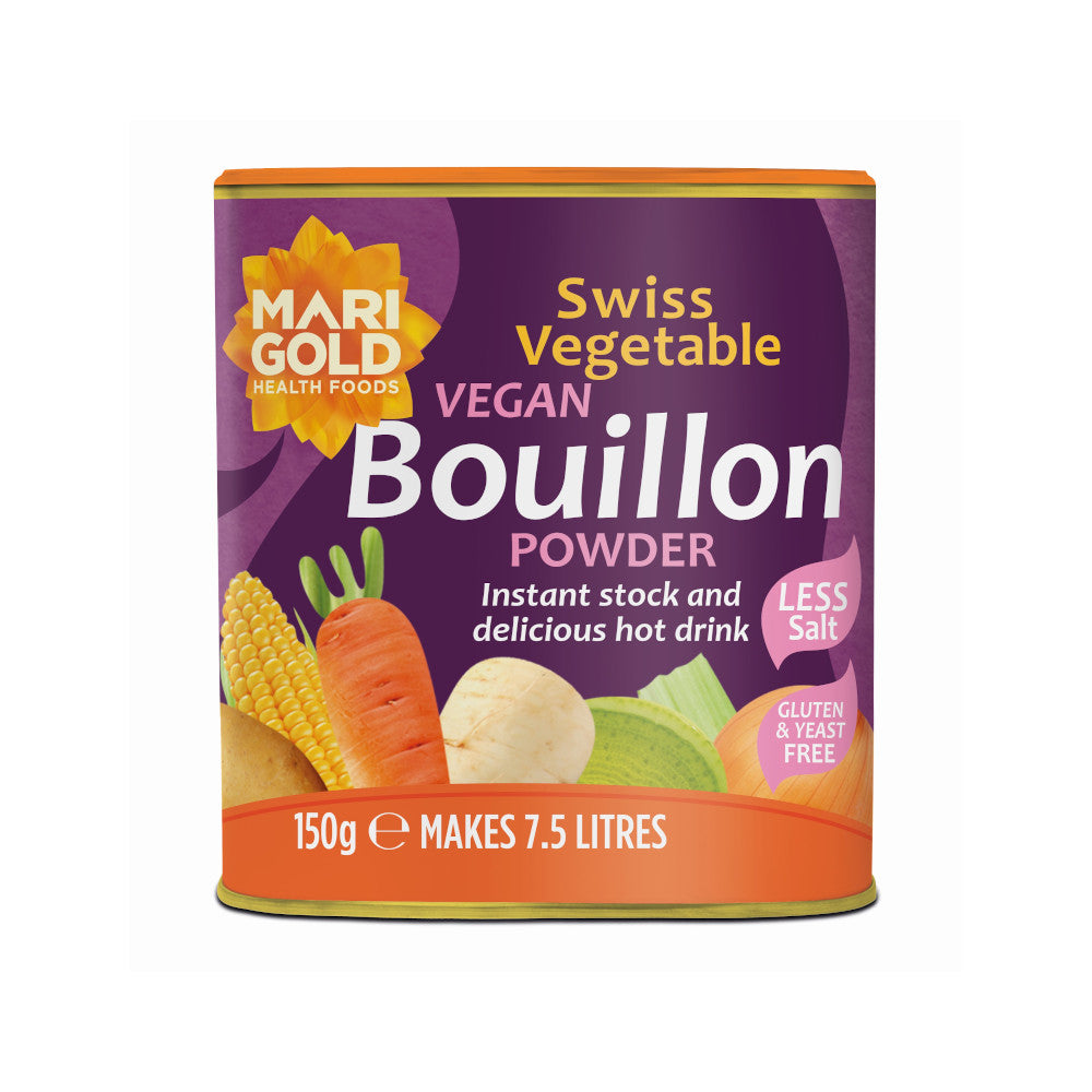 Marigold Vegan Bouillon Powder Less Salt 150G