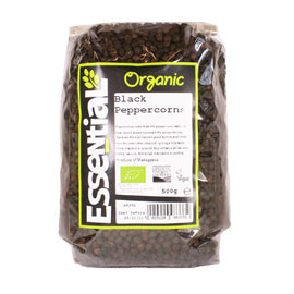 Essential Organic Black Peppercorns