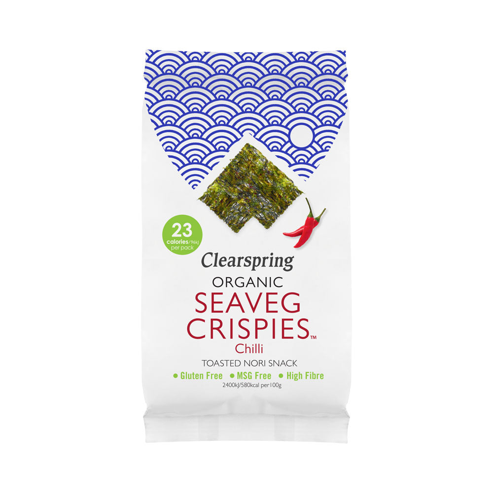 Clearspring Organic Seaveg Crispies Chilli 4G