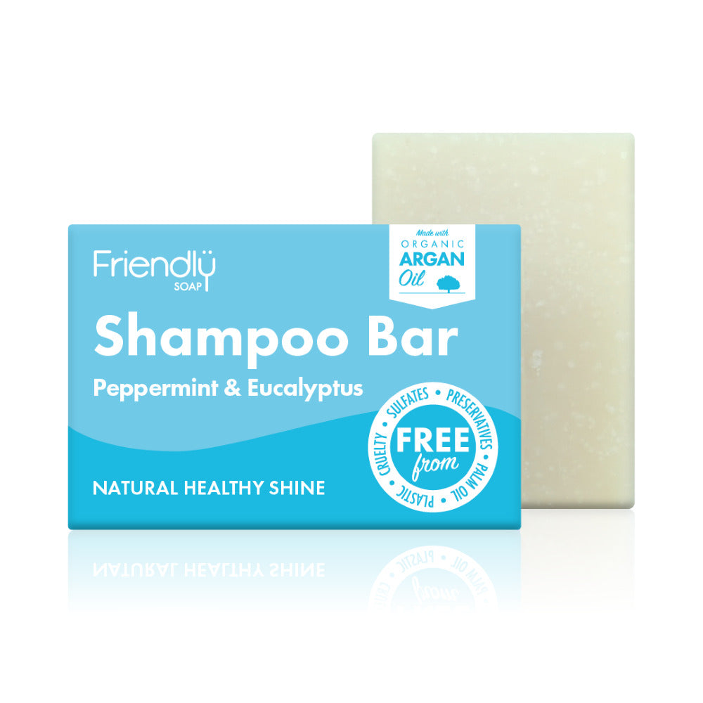 Friendly Soap Shampoo Bar Peppermint & Eucalyptus