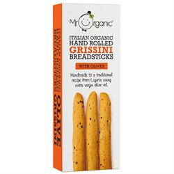 Mr Organic Grissini Breadsticks With Olives