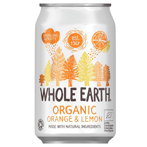Whole Earth Organic Sparkling Orange & Lemon