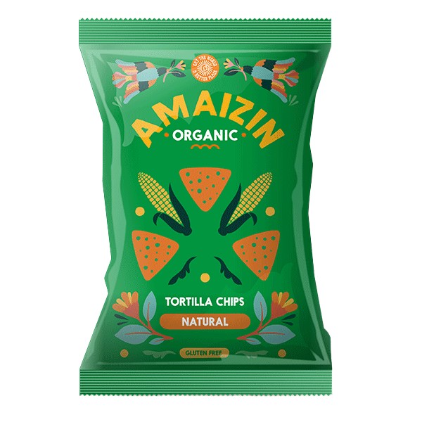 Amaizin Organic Natural Corn Chips 150G