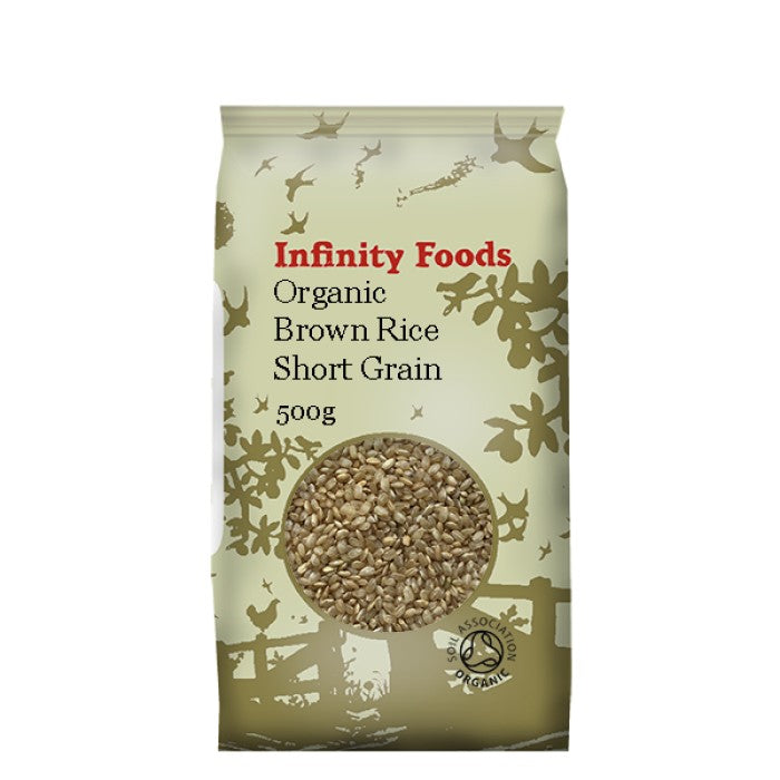 Infinity Organic Brown Rice Short Grain 500G