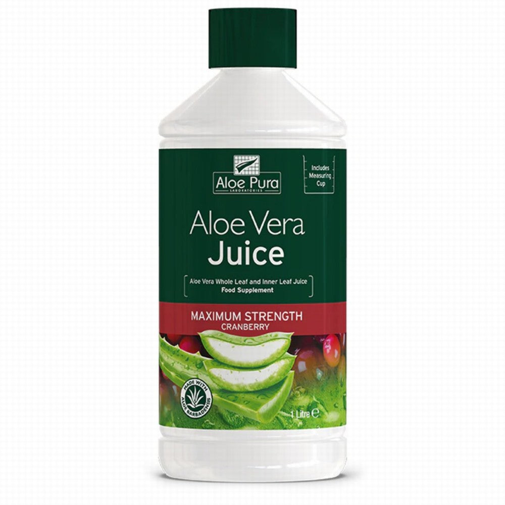 Aloe Pura Aloe Vera Juice + Cranberry
