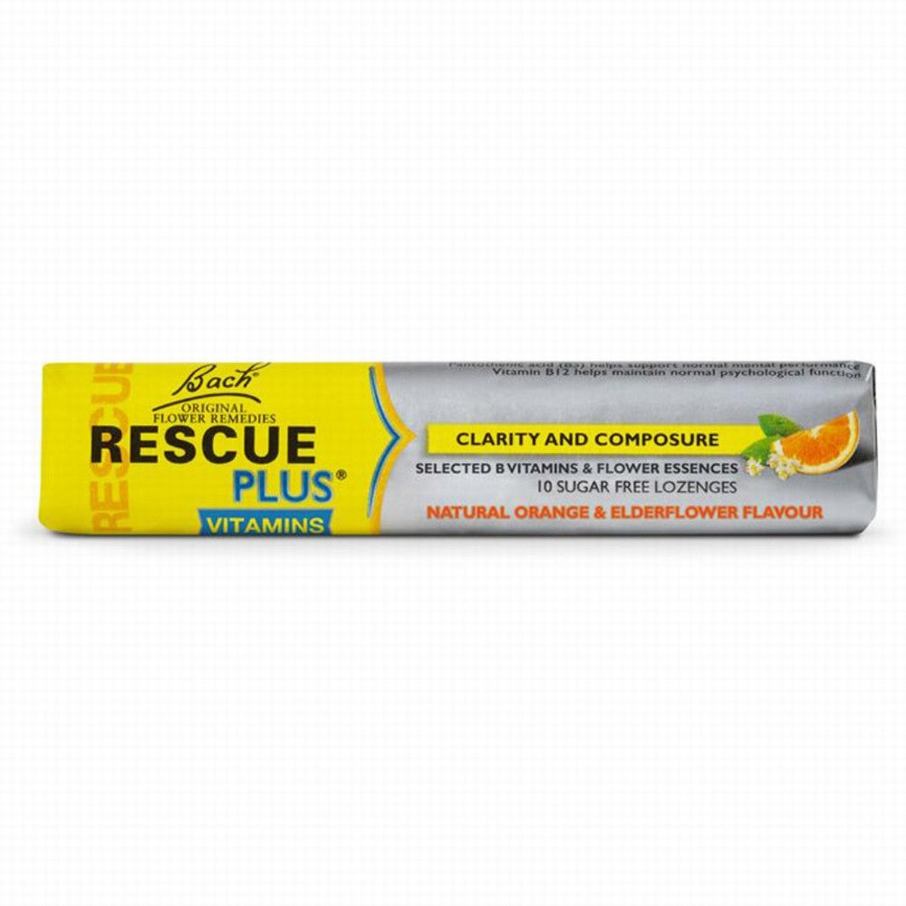 Bach Rescue Plus Lozenges Orange & Elderflower