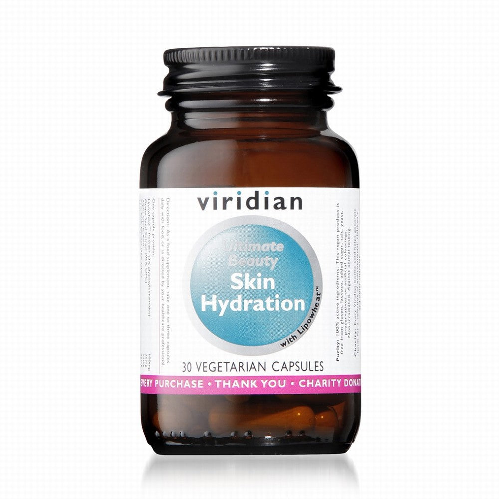 Viridian Ultimate Beauty Skin Hydration Complex Veg Caps  30