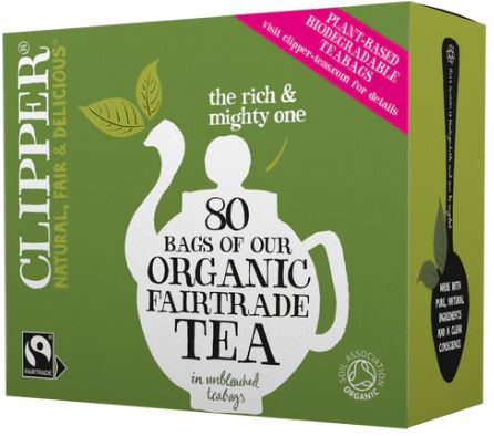 Clipper Fairtrade Tea 80S