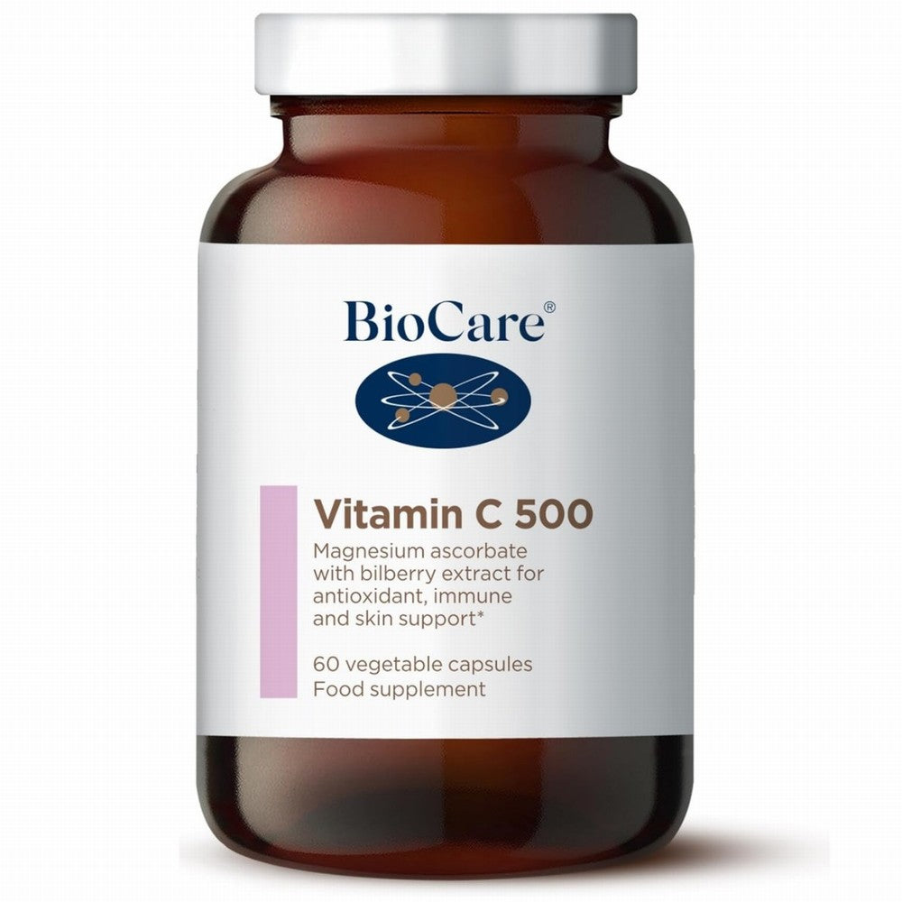 BioCare Vitamin C With Bilberry 500Mg