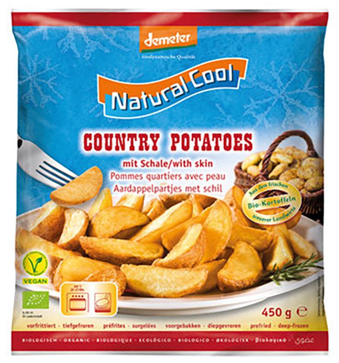 Natural Cool Organic Country Potato Wedges