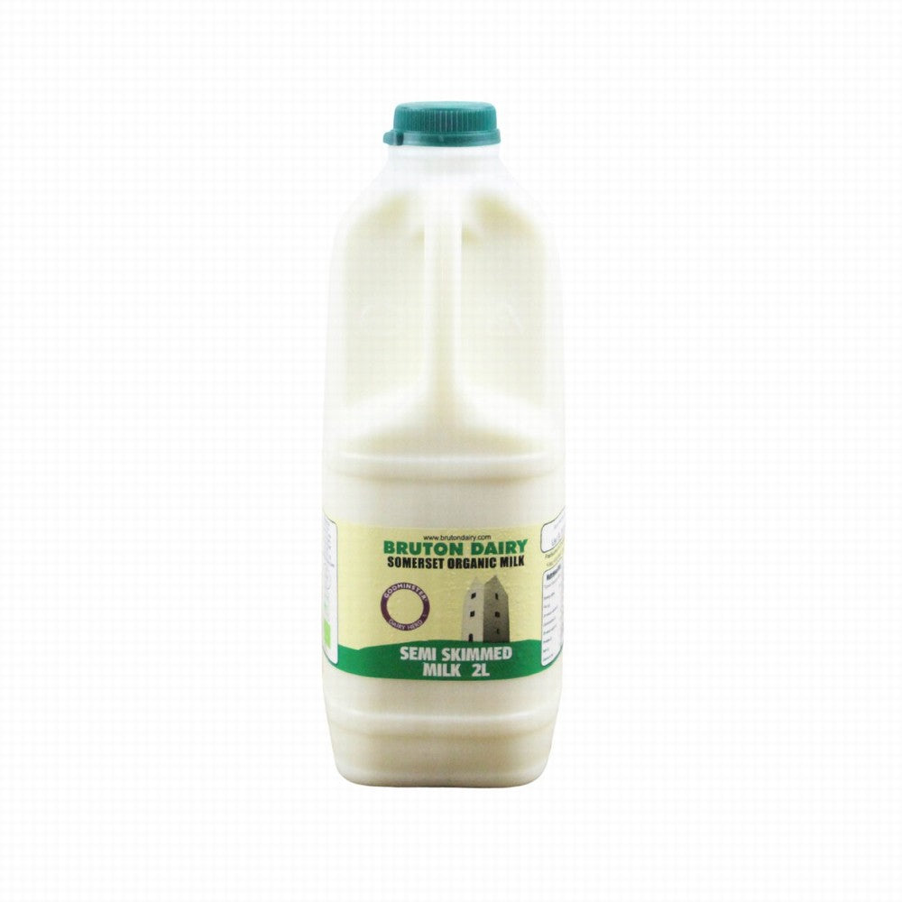 Bruton Dairy Organic Milk Semi Skimmed 2Lt