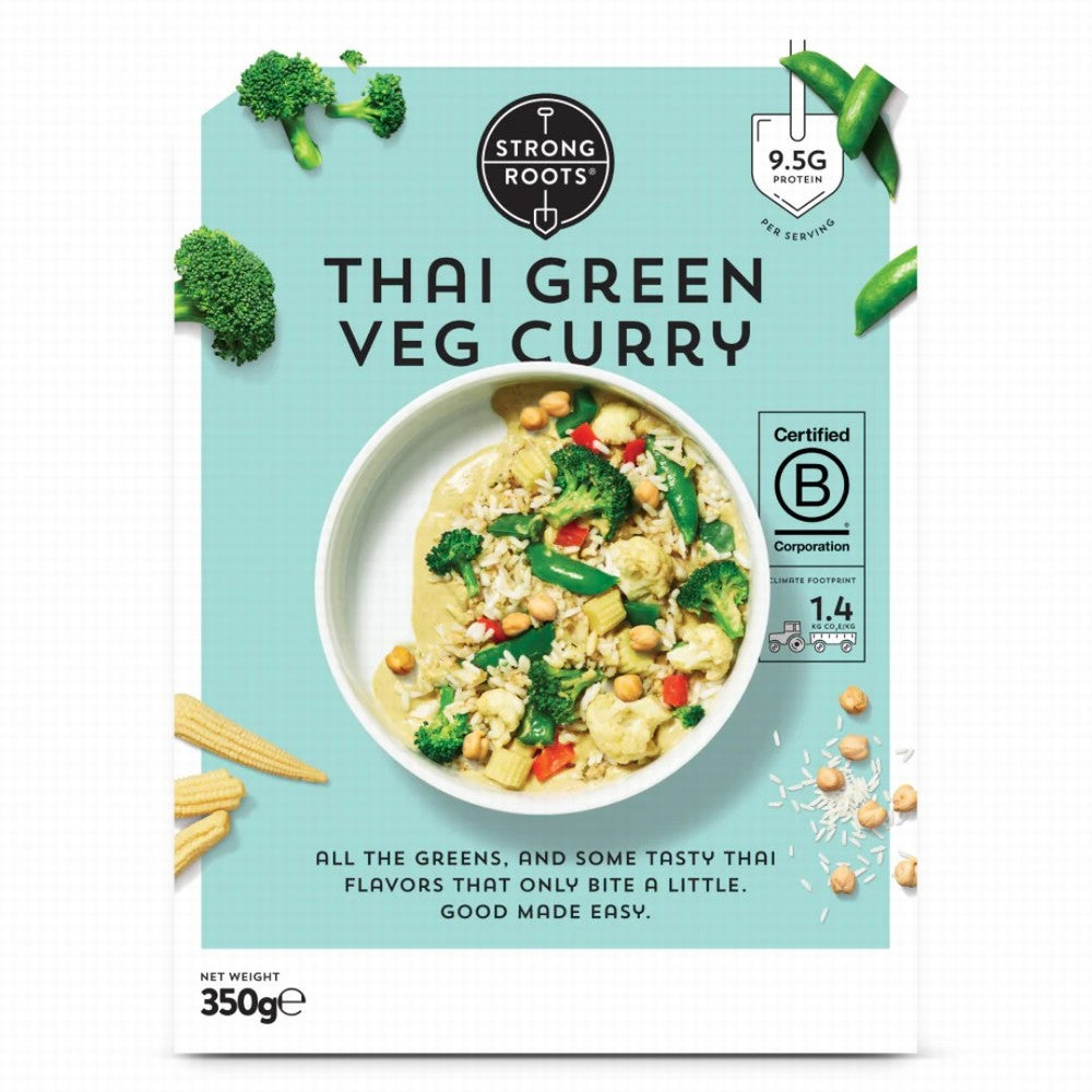 Strong Roots Thai Green Veg Curry 350G