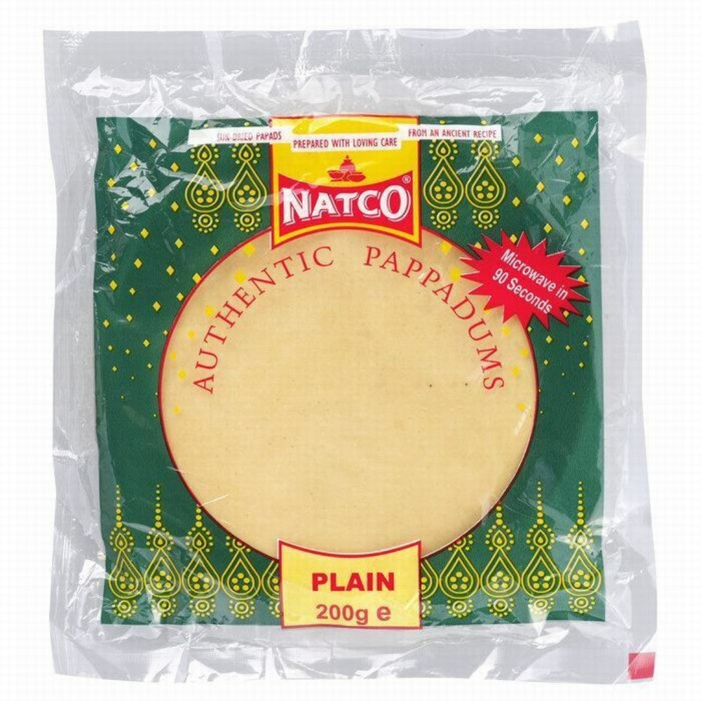 Natco Authentic Pappadums Plain