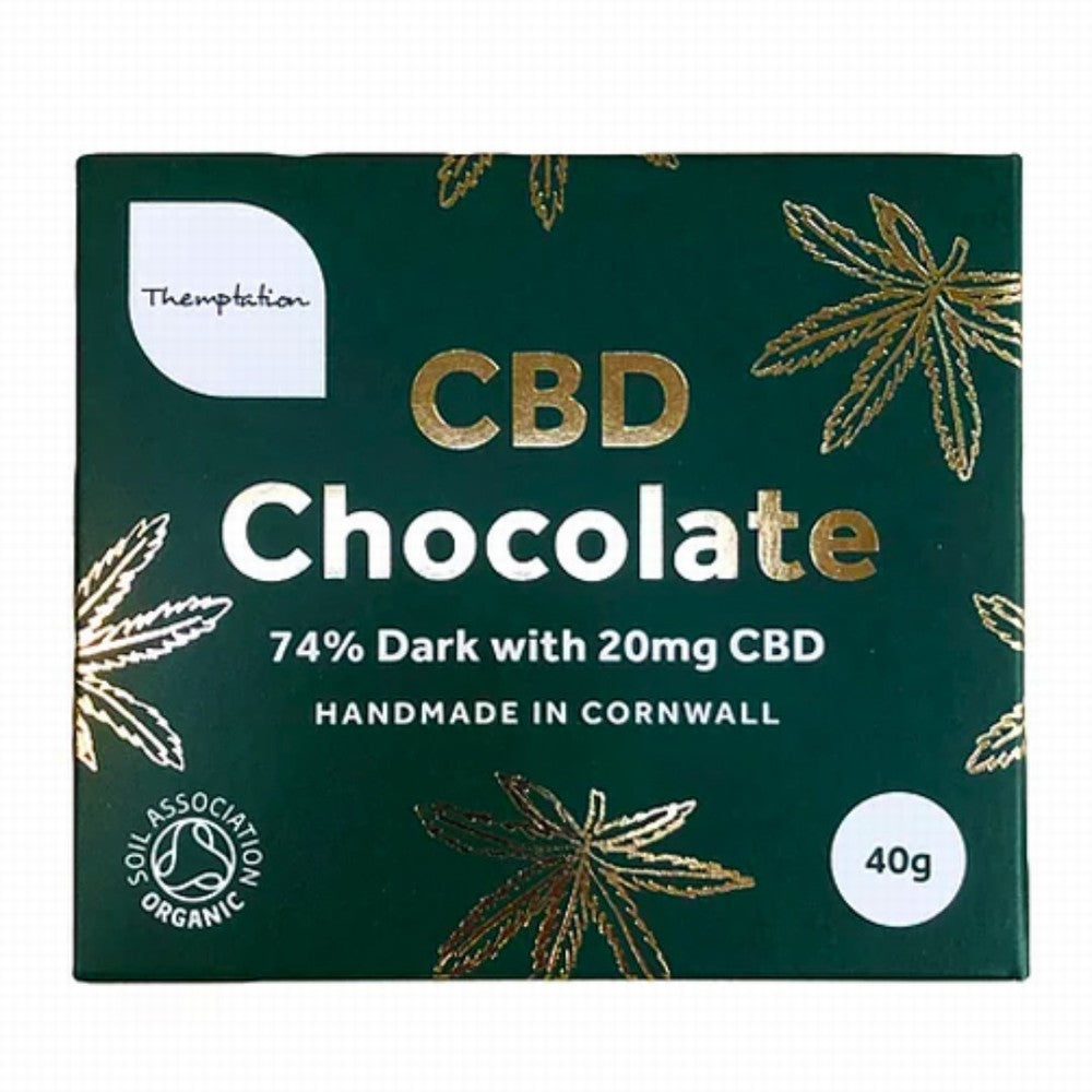Themptation Organic Cbd Dark Chocolate 20Mg