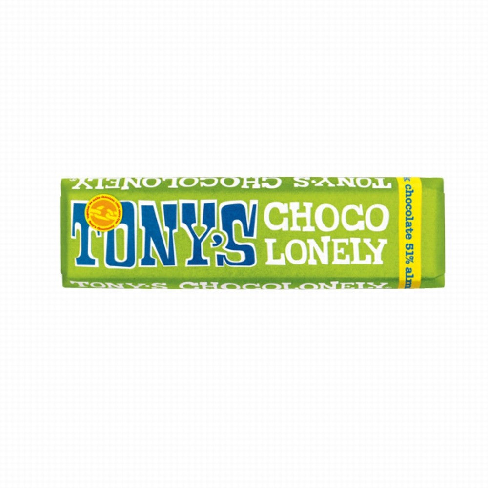 Tonys Chocolonely Dark Chocolate 51% Almond Sea Salt